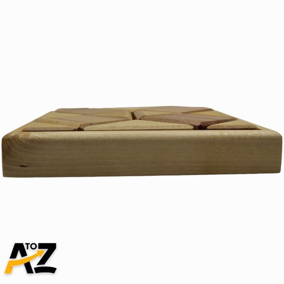 Brain Baffler Mosaïc Art Puzzle IQ Collection Rare Wooden Pieces - Picture 8 of 12